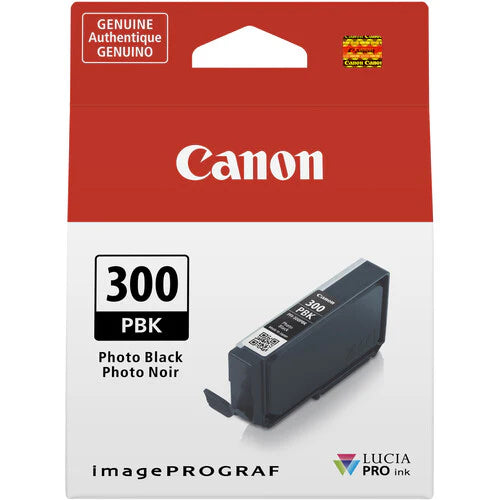 Original Canon PFI-300 Standard Yield Photo Black Ink Cartridge