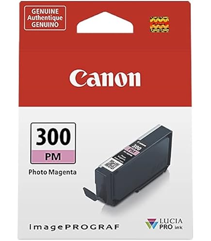 Original Canon PFI-300 Standard Yield Photo Magenta Ink Cartridge