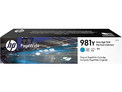 Original HP 981Y (L0R13A) Cyan Extra High Yield  Ink Cartridge