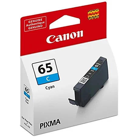 Original Canon CLI-65 Standard Yield Cyan Ink Cartridge
