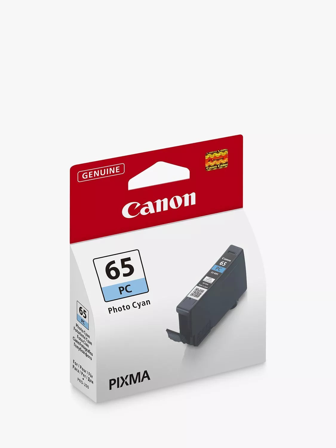 Original Canon CLI-65 Standard Yield Photo Cyan Ink Cartridge