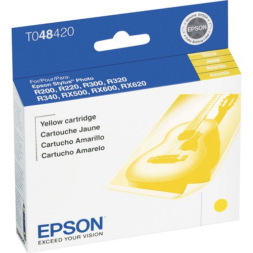 Original Epson 48 (T0484) Yellow Ink Cartridge