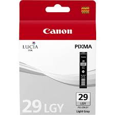 Original Canon PGI-29 Standard Yield Light Gray Ink Cartridge
