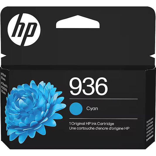 Original HP 936 Standard Yield Cyan Ink Cartridge