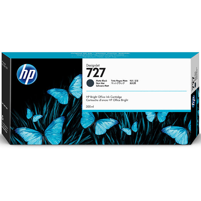 HP 727 300mL (C1Q12A) Matte Black Ink Cartridge