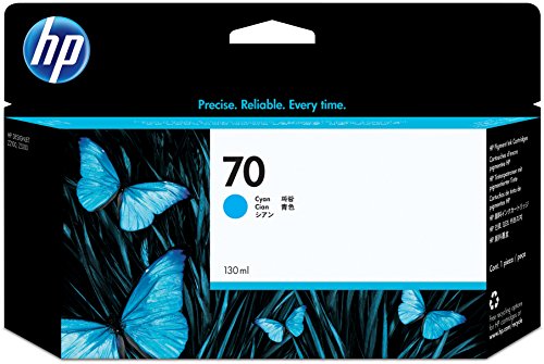 Original HP 70 130-ml (C9452A) Cyan Ink Cartridge