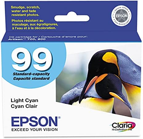 Original Epson 99 (T0995) Light Cyan Ink Cartridge