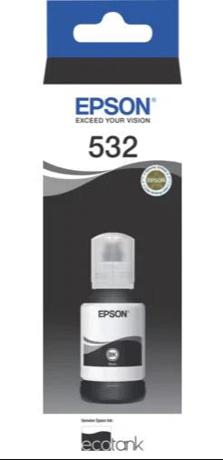 Genuine Epson 532 EcoTank Ultra-High Capacity Black Ink Bottle