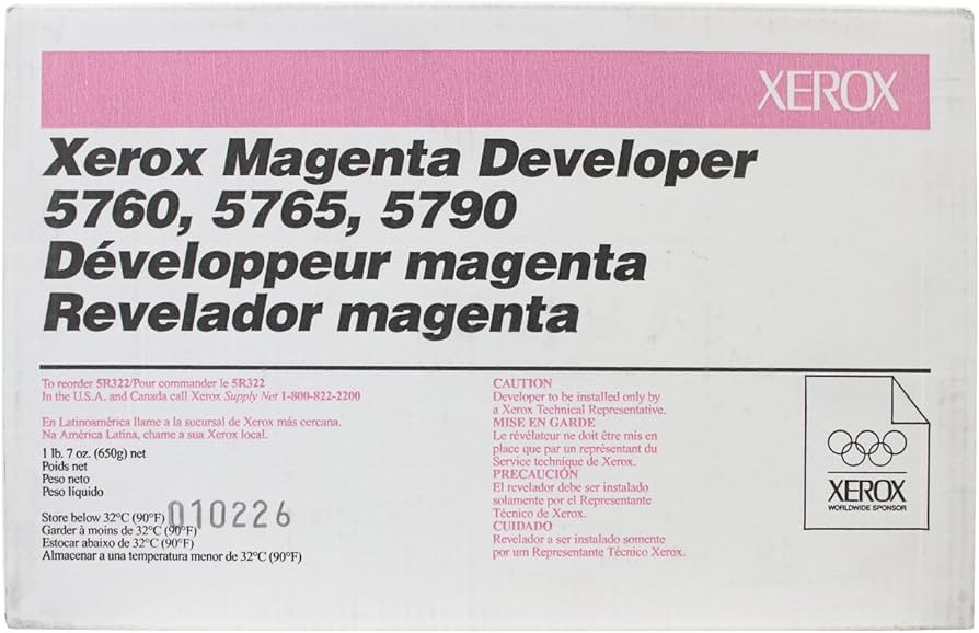 New, Pre-Owned - Xerox 5R322 Standard Yield Magenta Develpor Unit