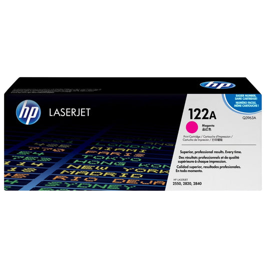 New, Pre-Owned - HP 122A (Q3963A) Magenta New, Pre-Owned - LaserJet Toner Cartridge