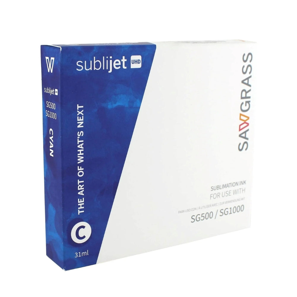 Original Sawgrass SG500/SG100 Standard Yield Cyan Ink Cartridge, 609102