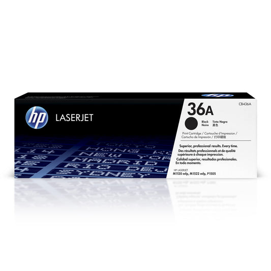 Original HP 36A High Yield Black LaserJet Toner Cartridge