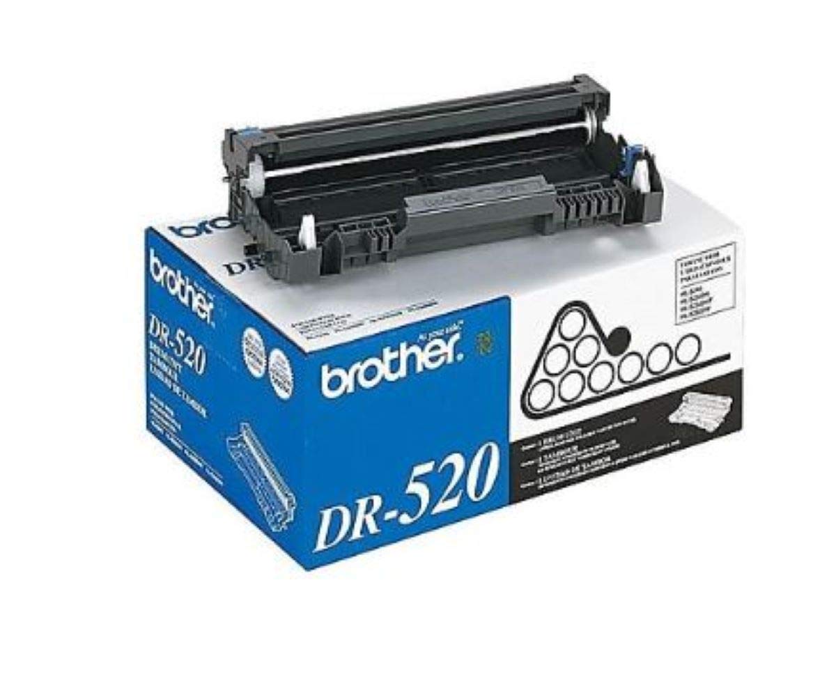 New, Pre-Owned - Brother DR520 Standard Yield Black  Laser Drum Cartridge, DR520