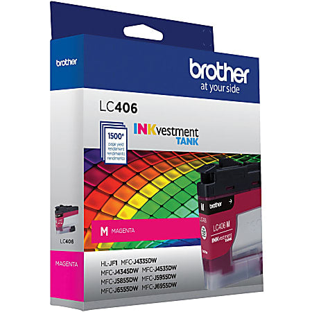New, Pre-Owned - Brother LC406 Magenta Cartridge