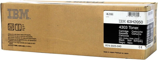 Genuine IBM 63H2050 Standard Yield Black Toner Cartridge
