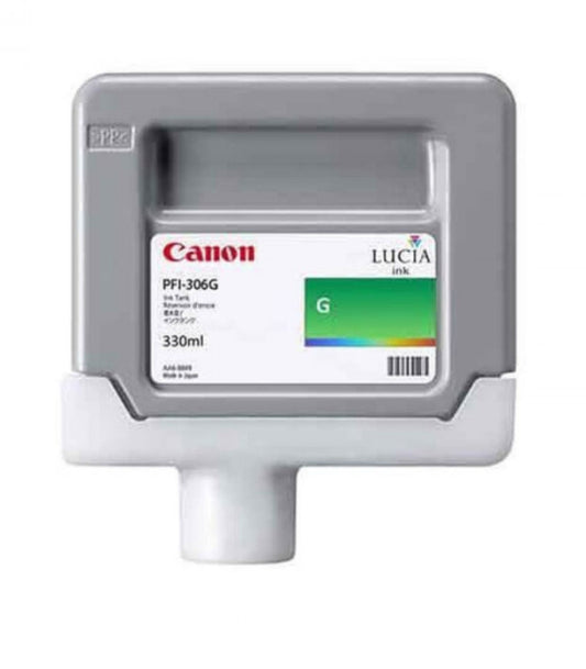 Canon PFI-306G Standard-Yield Green Ink Cartridge, 6664B001