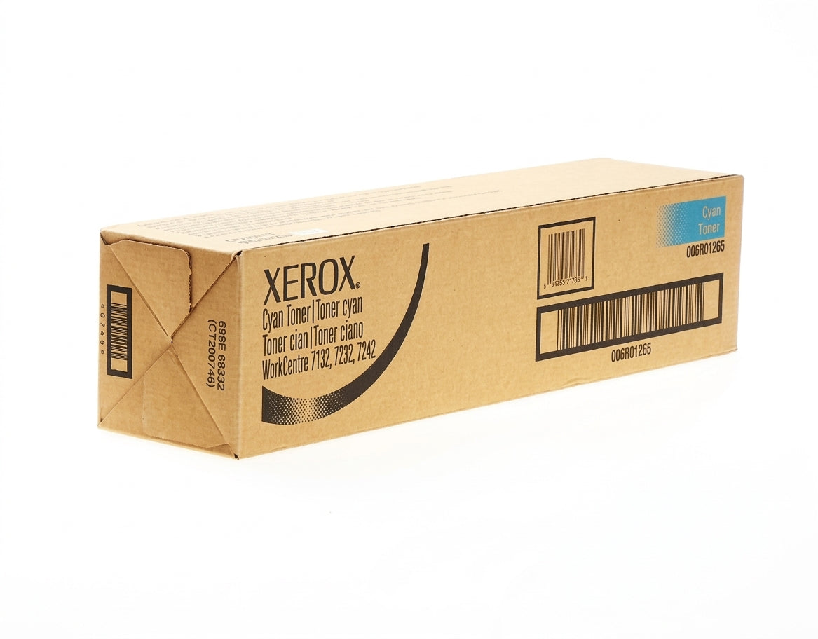 New, Pre-Owned, Original Xerox 006R01265 Standard Yield Cyan Toner Cartridge, 6R1265
