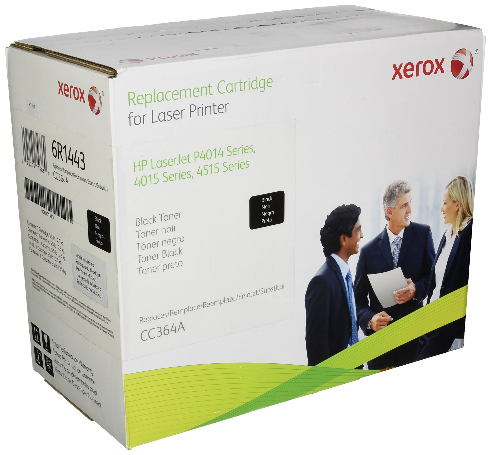 Original Xerox 6R1443 Standard Yield Black Toner Cartridge