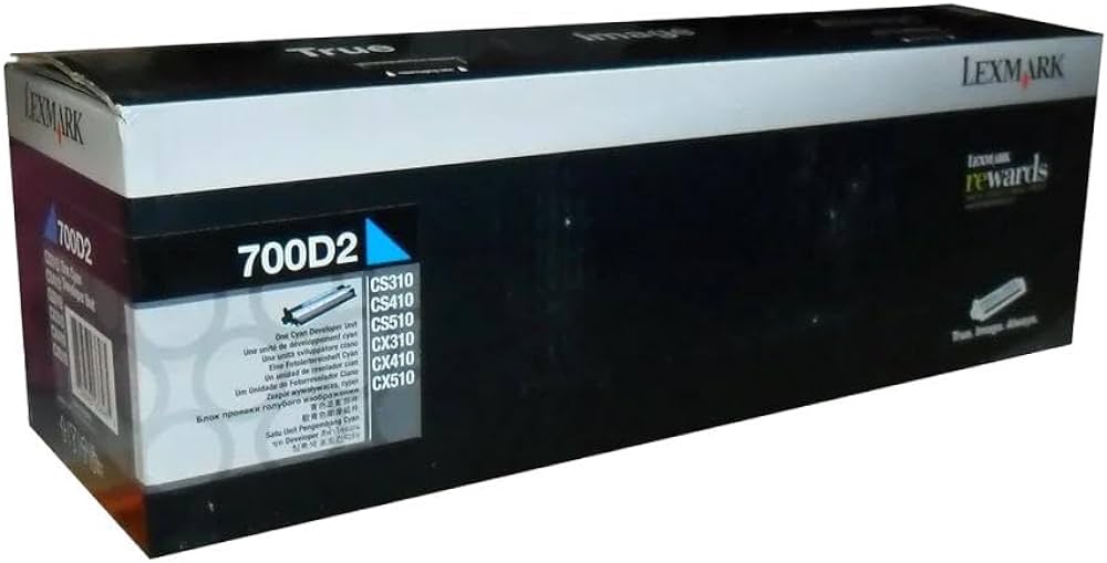 Lexmark 70C0D20 Cyan Developer Unit