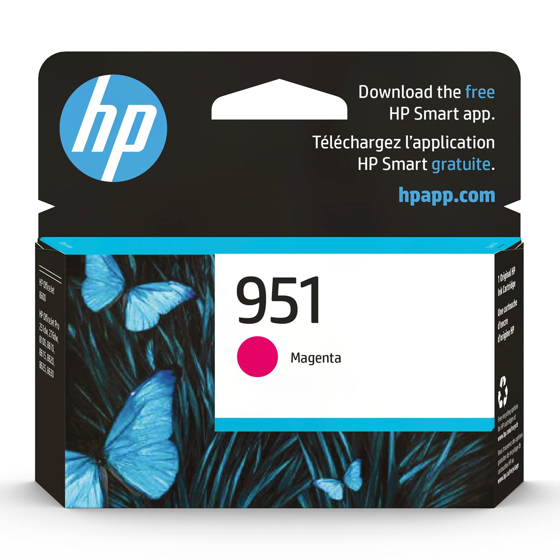 Original HP 951 (CN051AN) Magenta Ink Cartridge