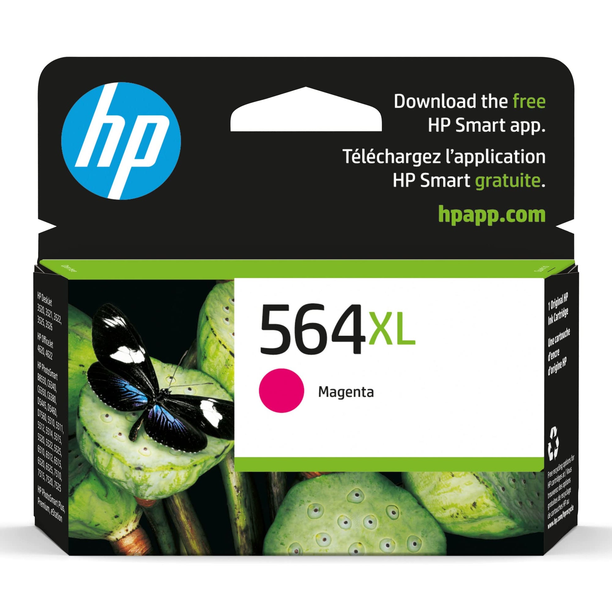 Original HP 564XL (CB324WN) Magenta Ink Cartridge