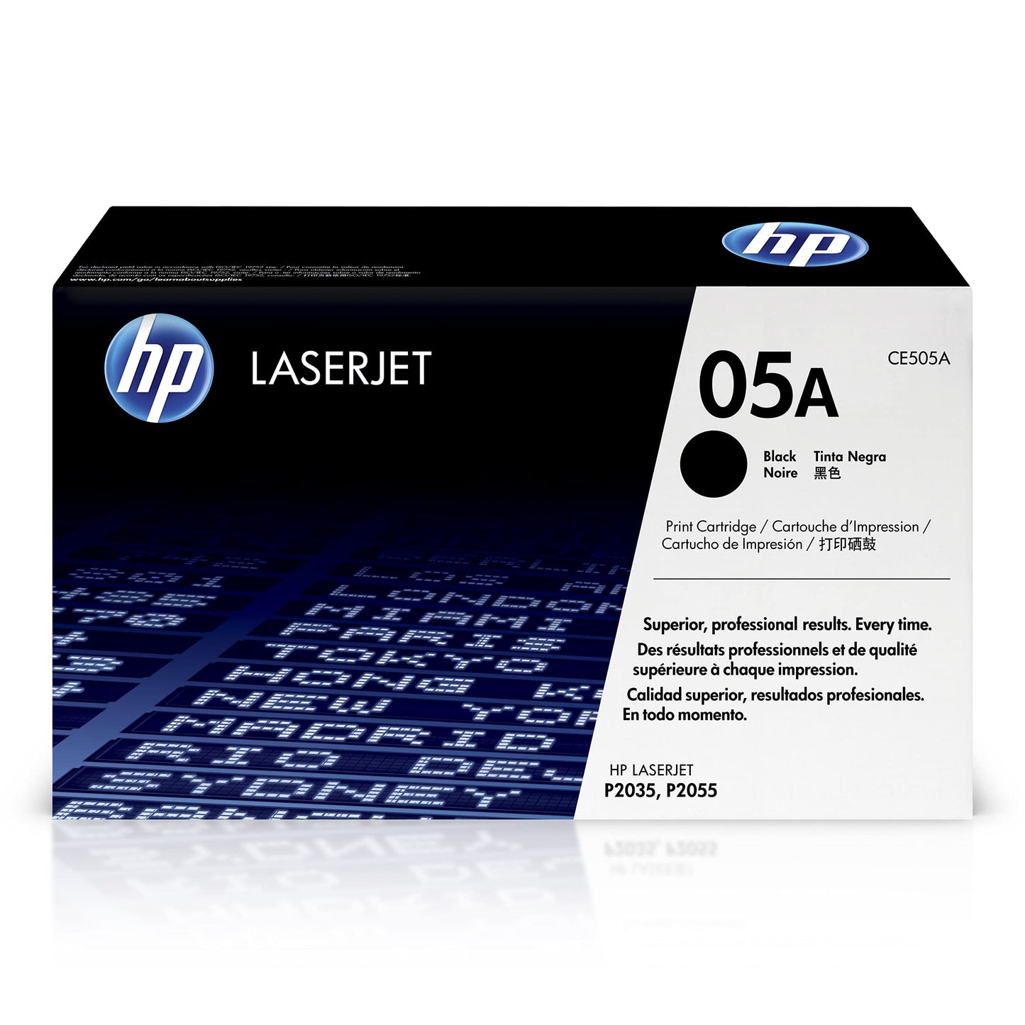 HP 05A High Yield Black LaserJet Toner Cartridge, CE505A