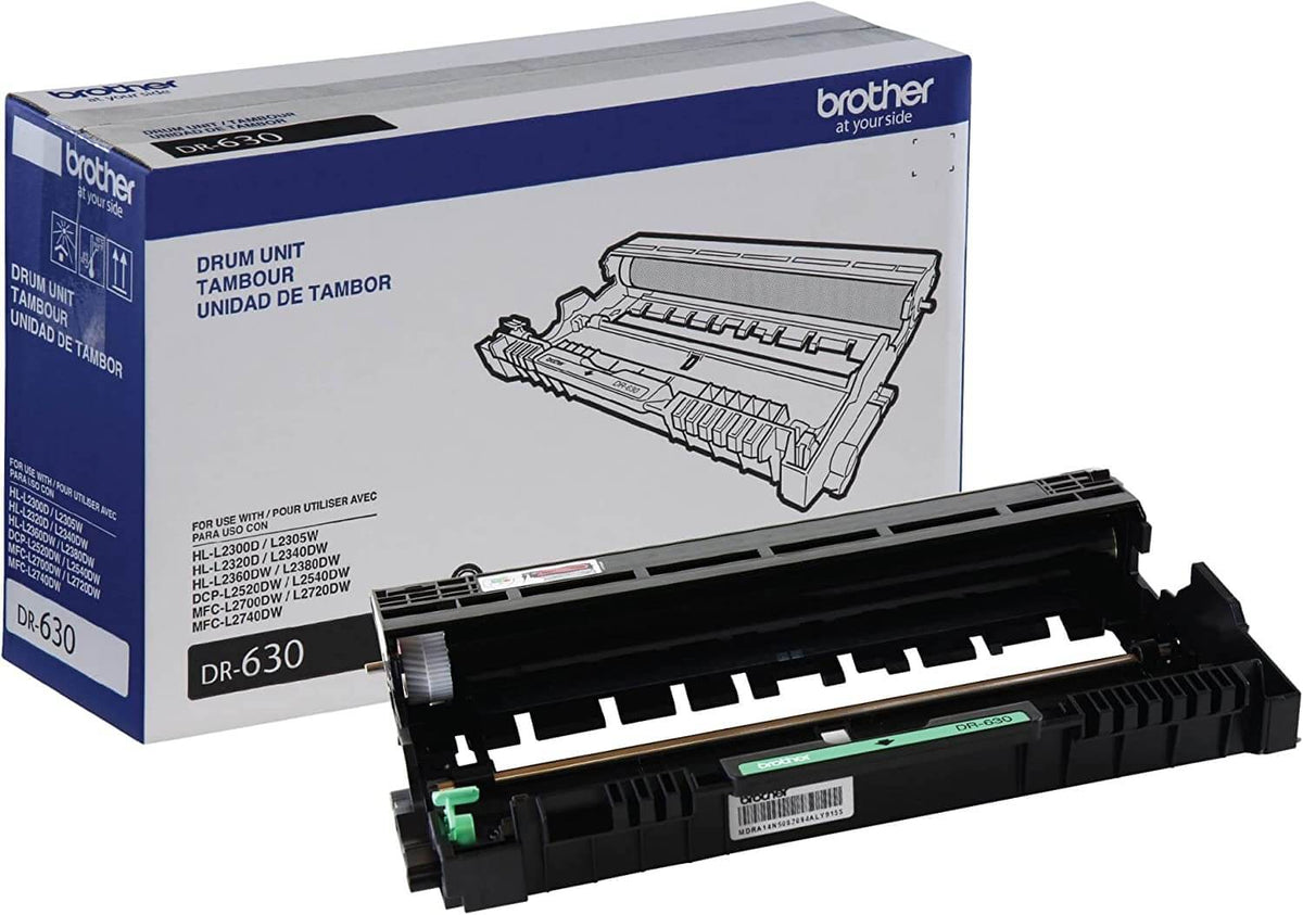 New, Pre-Owned - Brother DR630 High Yield Black Laser Drum Cartridge