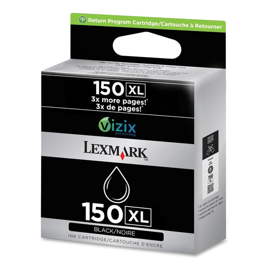 New, Pre-Owned - Lexmark #150XL Black Ink Cartridge