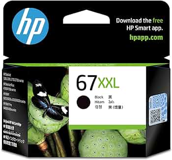 Original HP 67XXL Extra High Yield (3YM59AN) Black Ink Cartridge