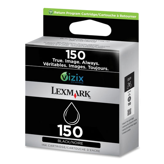New, Pre-Owned - Lexmark #150 Black Standard Yield Ink Cartridge