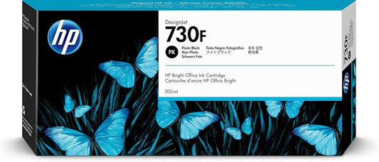 Original HP 730F High Yield Photo Black Ink Cartridge,1XB28A