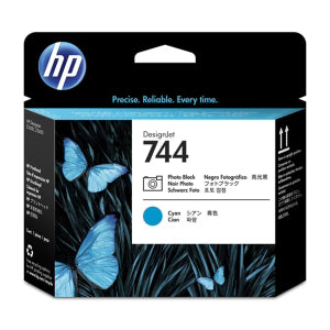 HP 744 Photo Black and Cyan Printhead