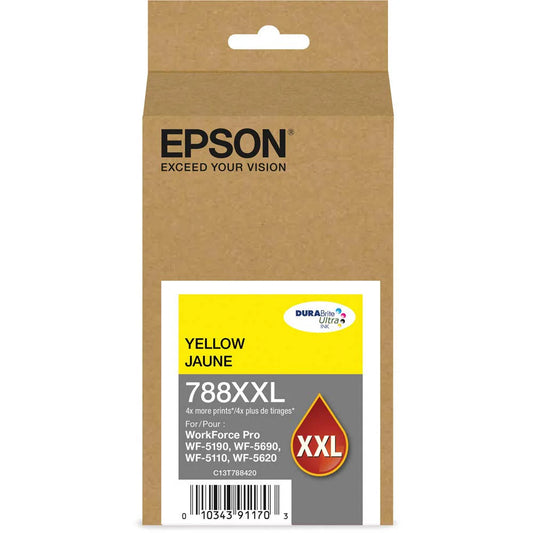 Epson T788XXL Extra High-Yield Yellow DURABrite Ink Cartridge