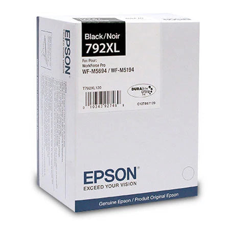 Original Epson 792XL High-Yield Black Ink Cartridge