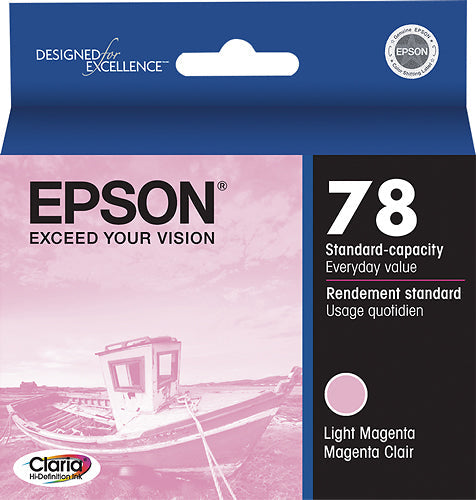 New Genuine Epson 78 (T0786) Light Magenta Ink Cartridge