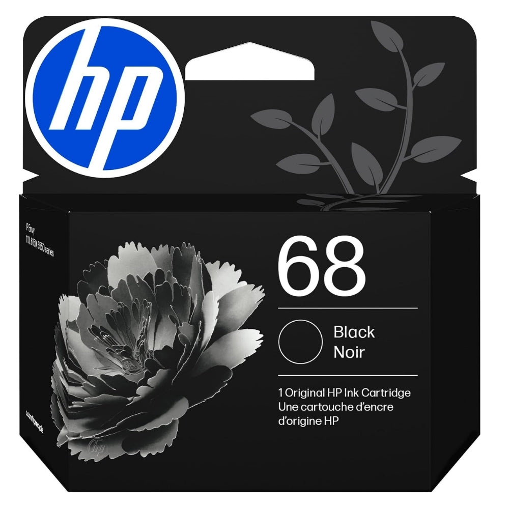 New, Pre-Owned, Original HP 68 Standard Yield Black Ink Cartridge,7FP21T