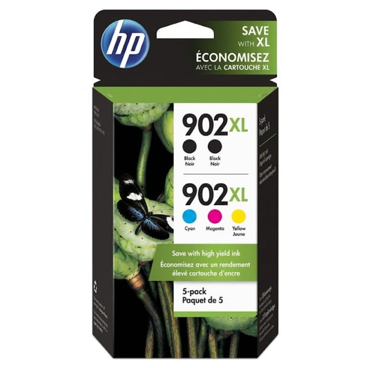 New, Pre-Owned - HP 902XL 2 Black and Color Ink Cartridge