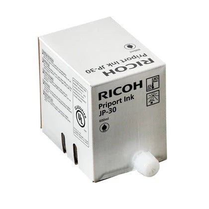 Original Ricoh JP-30 Standard-Yield Black Ink Cartridge