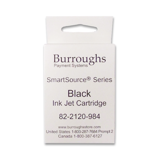 New, Pre-Owned - Burroughs SmartSource Series Black Ink Cartridge 82-2120-984