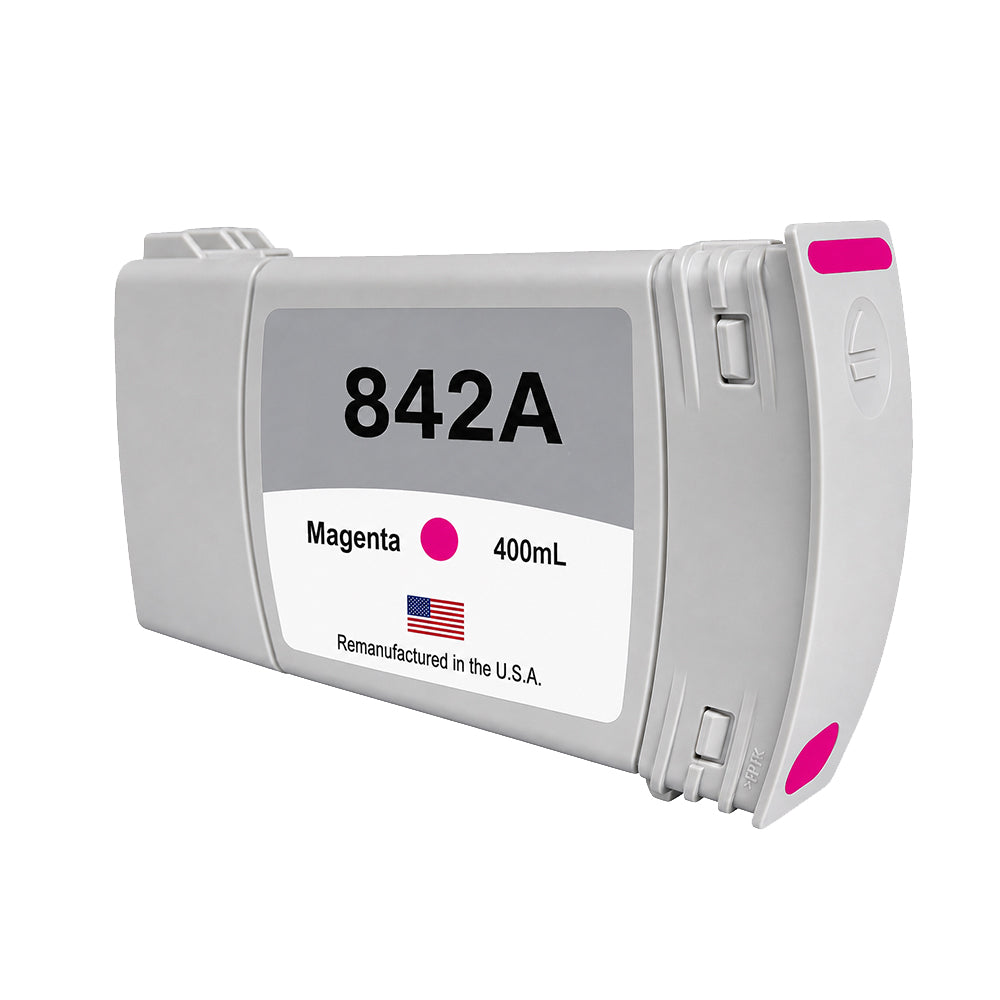 US Remanufactured for HP 842A Magenta Ink Cartridge-C1Q47A