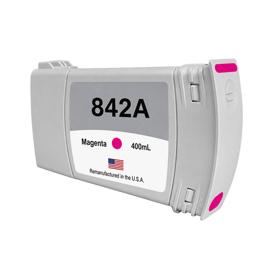 US Remanufactured for HP 842A Magenta Ink Cartridge-C1Q47A