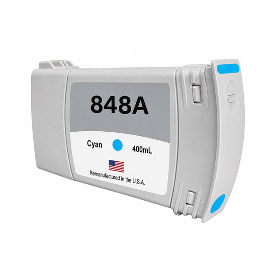 US Remanufactured for HP 848A Cyan Ink Cartridge-F9J83A