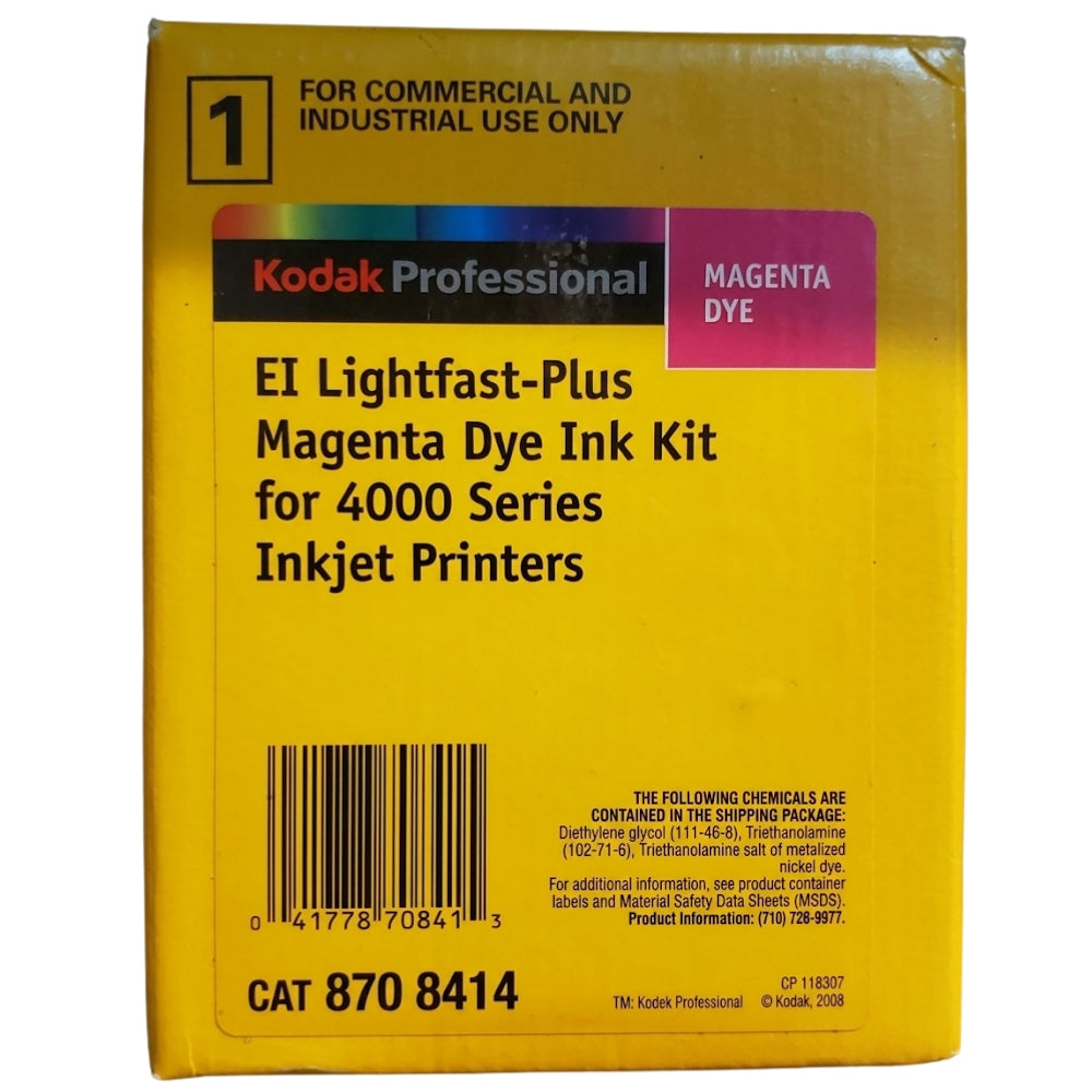 New, Pre-Owned, Original Kodak 8708414 High Yield Magenta Ink Kit
