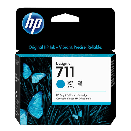 New, Pre-Owned - HP 711 29-ml (CZ130A) Cyan DesignJet Ink Cartridge