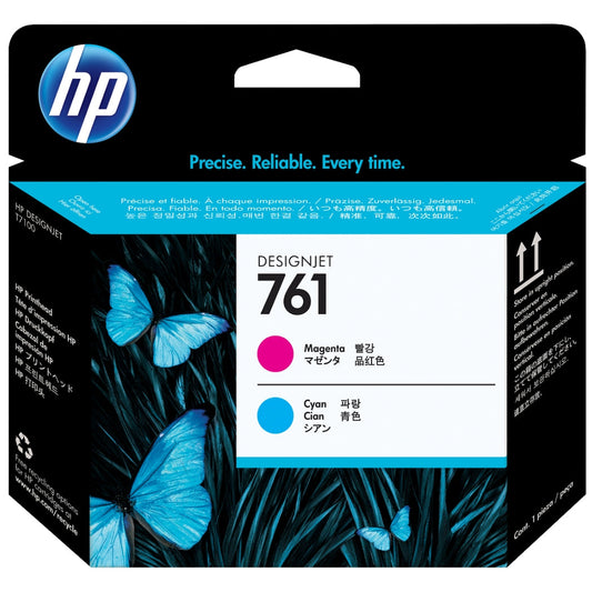 New, Pre-Owned - HP 761 (CH646A) Magenta / Cyan Printhead