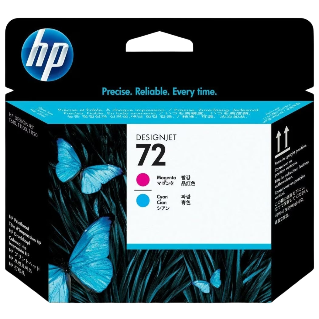 New, Pre-Owned - HP 72 (C9383A) Magenta and Cyan DesignJet Printhead