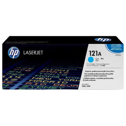 New, Pre-Owned - HP 121A Standard Yield Cyan Toner Cartridge, C9701A
