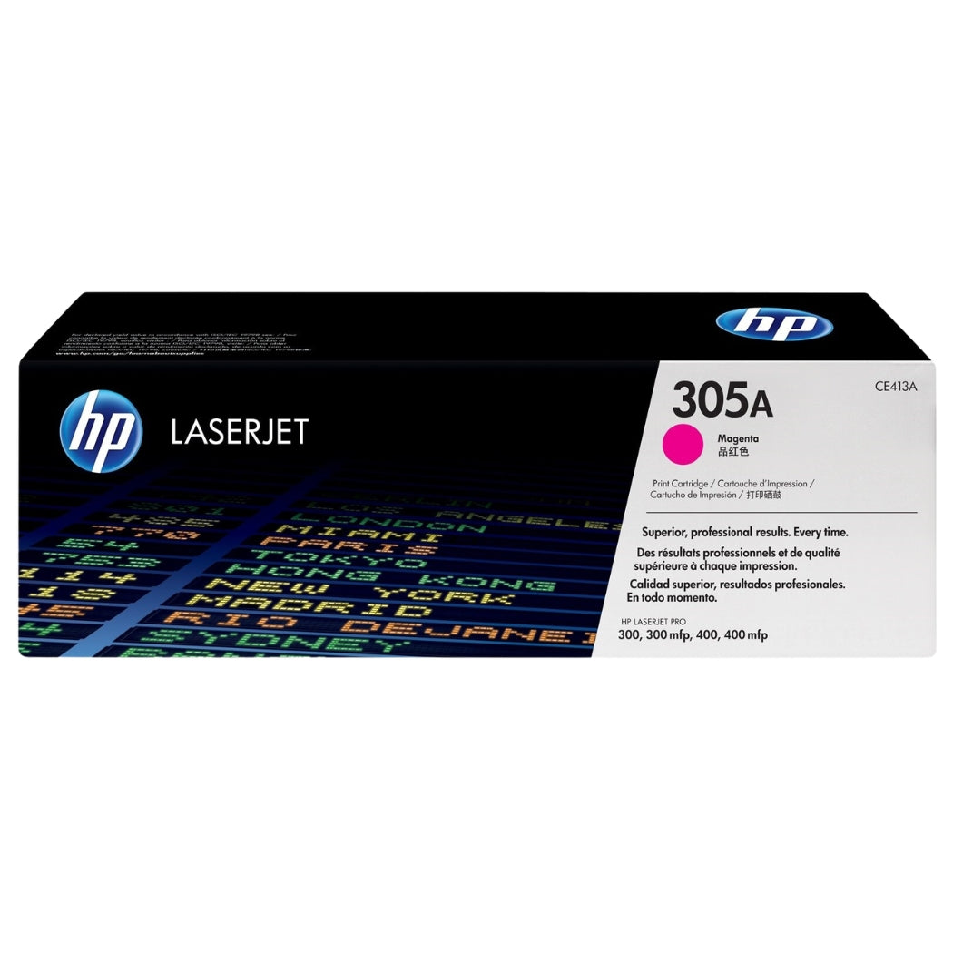 New, Pre-Owned - HP 305A Standard Yield  Magenta Toner Cartridge, CE413A