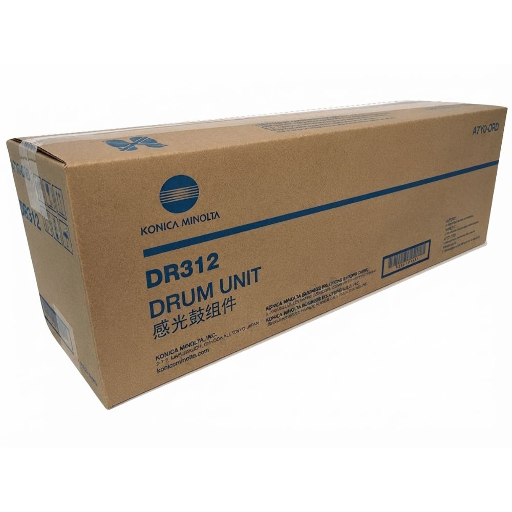 New, Pre-Owned - Konica-Minolta DR312 Black Drum Unit Cartridge, A7Y00RD