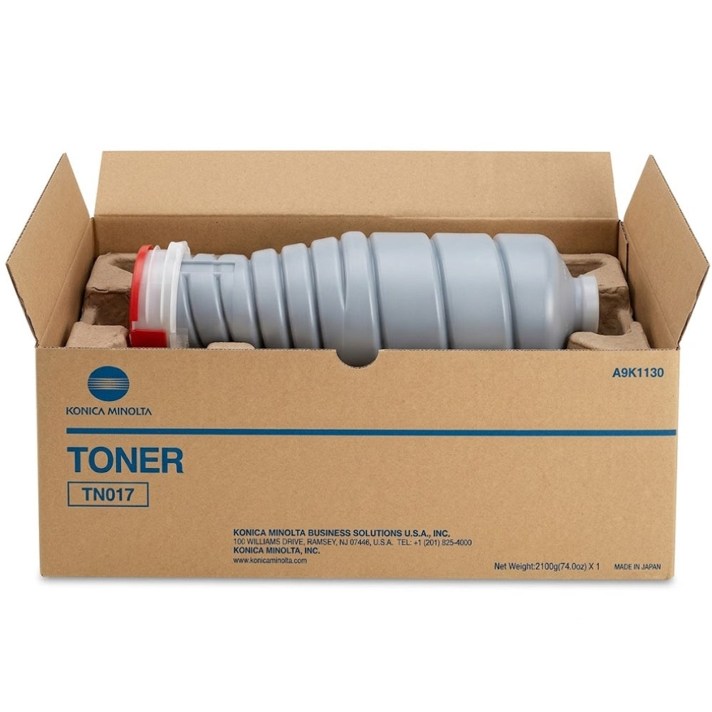 Original Konica Minolta TN017 High Yield Black Toner Cartridge, A9K1130